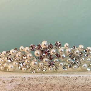 Pearl and Crystal Hair Accessory